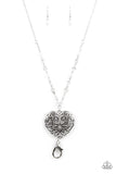 Paparazzi Doting Devotion - White - Veronica's Jewelry Paradise, LLC