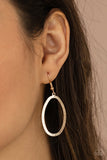 Paparazzi Double OVAL-time - Gold - Veronica's Jewelry Paradise, LLC