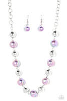 Paparazzi Dreamscape Escape - Purple Iridescent Necklace