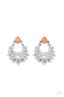 Paparazzi Earthy Zeal - Orange Earrings