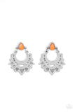 Paparazzi Earthy Zeal - Orange Earrings