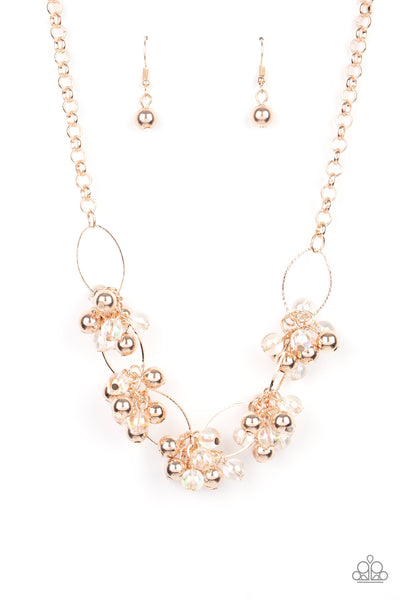 Paparazzi Effervescent Ensemble - Rose Gold - Veronica's Jewelry Paradise, LLC