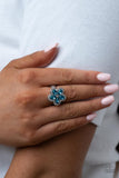 Paparazzi Efflorescent Envy - Blue - Veronica's Jewelry Paradise, LLC