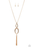 Paparazzi Elegantly Entrancing - Gold - Veronica's Jewelry Paradise, LLC