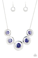 Paparazzi Elliptical Effervescence - Purple Necklace