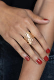 Paparazzi Encrypted Edge - Gold - Veronica's Jewelry Paradise, LLC