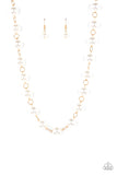 Paparazzi Ensconced in Elegance - Gold - Veronica's Jewelry Paradise, LLC