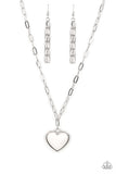 Paparazzi Everlasting Endearment - White Necklace