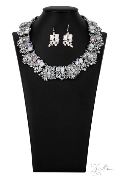 Paparazzi Exceptional- Zi Necklace Iridescent - Veronica's Jewelry Paradise, LLC