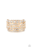 Paparazzi Exclusive Elegance - Gold - Veronica's Jewelry Paradise, LLC