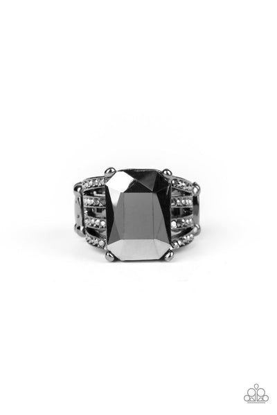 PAPARAZZI EXPECT HEAVY REIGN - BLACK - Veronica's Jewelry Paradise, LLC