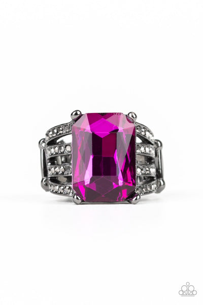 Paparazzi EXPECT HEAVY REIGN - Pink - Veronica's Jewelry Paradise, LLC