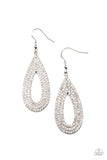 Paparazzi Exquisite Exaggeration - White - Veronica's Jewelry Paradise, LLC