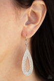 Paparazzi Exquisite Exaggeration - White - Veronica's Jewelry Paradise, LLC