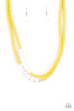 Paparazzi Extended STAYCATION - Yellow - Veronica's Jewelry Paradise, LLC