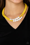 Paparazzi Extended STAYCATION - Yellow - Veronica's Jewelry Paradise, LLC
