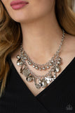 Paparazzi Extra Exhilarating - Silver - Veronica's Jewelry Paradise, LLC