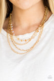 Paparazzi Extravagant Elegance - Gold - Veronica's Jewelry Paradise, LLC