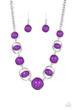 Paparazzi Eye of the BEAD-holder - Purple - Veronica's Jewelry Paradise, LLC