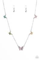 Paparazzi FAIRY Special - Multi Butterfly Necklace