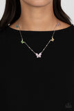 Paparazzi FAIRY Special - Multi Butterfly Necklace