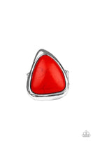 Paparazzi Stone Scene- Red - Veronica's Jewelry Paradise, LLC