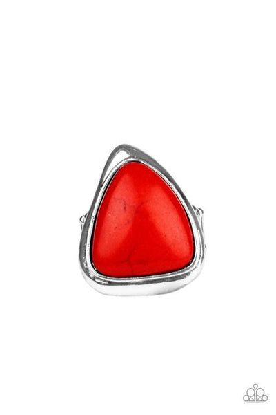 Paparazzi Stone Scene- Red - Veronica's Jewelry Paradise, LLC