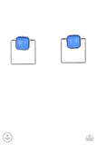 Paparazzi FLAIR and Square - Blue - Veronica's Jewelry Paradise, LLC