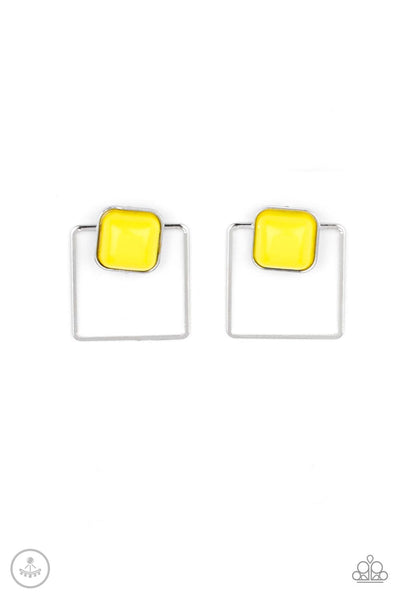 Paparazzi FLAIR and Square - Yellow - Veronica's Jewelry Paradise, LLC