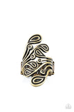 Paparazzi FRILL In The Blank - Brass - Veronica's Jewelry Paradise, LLC