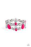 Paparazzi  Fabulously Flourishing - Pink - Veronica's Jewelry Paradise, LLC