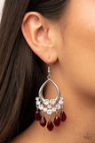 Paparazzi Famous Fashionista - Red - Veronica's Jewelry Paradise, LLC