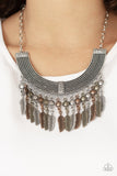 Paparazzi Fierce in Feathers - multi - Veronica's Jewelry Paradise, LLC