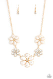 Paparazzi Fiercely Flowering - Gold - Veronica's Jewelry Paradise, LLC