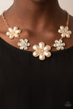 Paparazzi Fiercely Flowering - Gold - Veronica's Jewelry Paradise, LLC