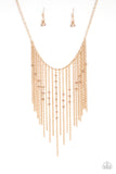 Paparazzi First Class Fringe - Gold - Veronica's Jewelry Paradise, LLC