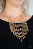 Paparazzi First Class Fringe - Gold - Veronica's Jewelry Paradise, LLC