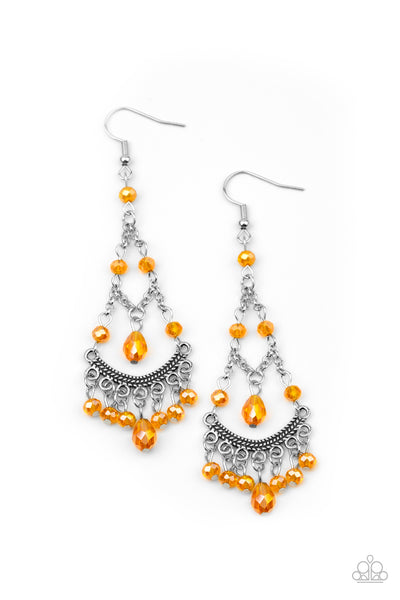 Paparazzi First In SHINE - Orange - Veronica's Jewelry Paradise, LLC