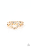 Paparazzi First Kisses - Gold - Veronica's Jewelry Paradise, LLC