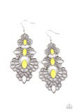 Paparazzi Flamboyant Frills - Yellow - Veronica's Jewelry Paradise, LLC