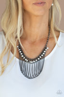 Paparazzi Flaunt Your Fringe - Black - Veronica's Jewelry Paradise, LLC