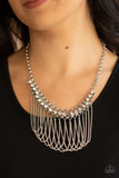 Paparazzi Flaunt Your Fringe - White - Veronica's Jewelry Paradise, LLC