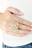 Paparazzi Flauntable Flutter - Gold Butterfly - Veronica's Jewelry Paradise, LLC