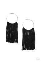 Paparazzi Flauntable Fringe - Black - Veronica's Jewelry Paradise, LLC