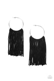 Paparazzi Flauntable Fringe - Black - Veronica's Jewelry Paradise, LLC