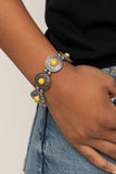 Paparazzi Flirty Finery - Yellow - Veronica's Jewelry Paradise, LLC