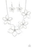 Paparazzi Flower Garden Fashionista - Silver - Veronica's Jewelry Paradise, LLC