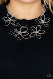 Paparazzi Flower Garden Fashionista - Silver - Veronica's Jewelry Paradise, LLC