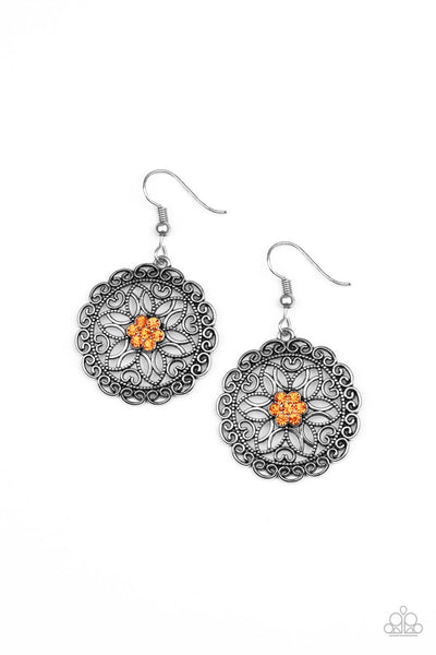 Paparazzi Flower Shop Sparkle - Orange - Veronica's Jewelry Paradise, LLC