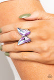 Paparazzi Fluorescent Flutter - Purple